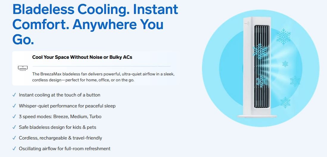 BreezaMax Portable AC Reviews - Does Qinux Breeza Max Actually Cool Your Room?