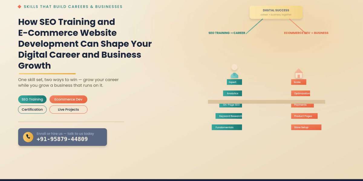 How SEO Training and E-Commerce Website Development Can Shape Your Digital Career and Business Growth